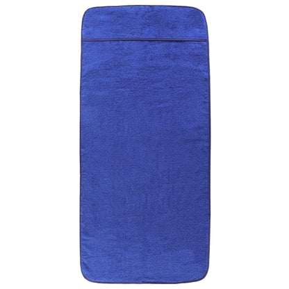 vidaXL Beach Towels 2 pcs Royal Blue 75x200 cm Fabric 400 GSM