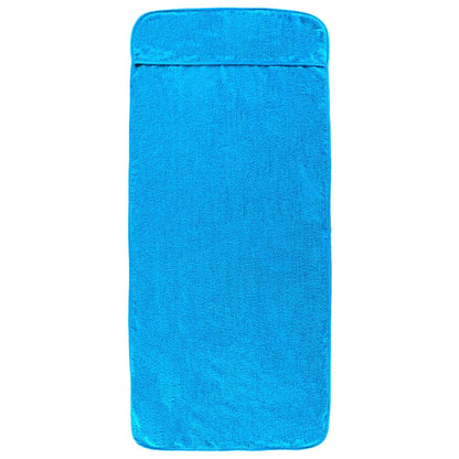 vidaXL Beach Towels 2 pcs Turquoise 60x135 cm Fabric 400 GSM