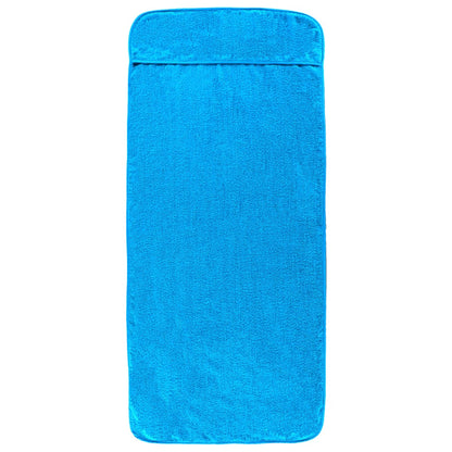 vidaXL Beach Towels 2 pcs Turquoise 75x200 cm Fabric 400 GSM