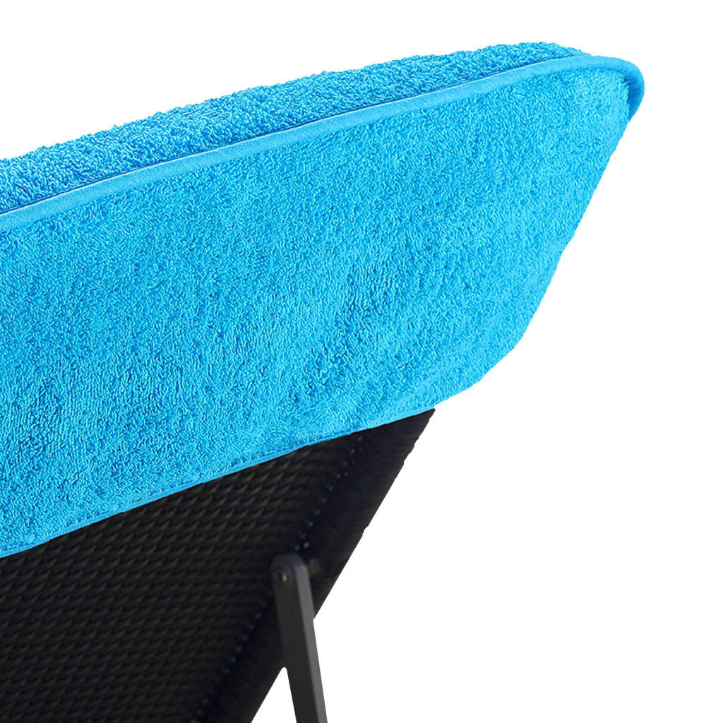vidaXL Beach Towels 2 pcs Turquoise 75x200 cm Fabric 400 GSM