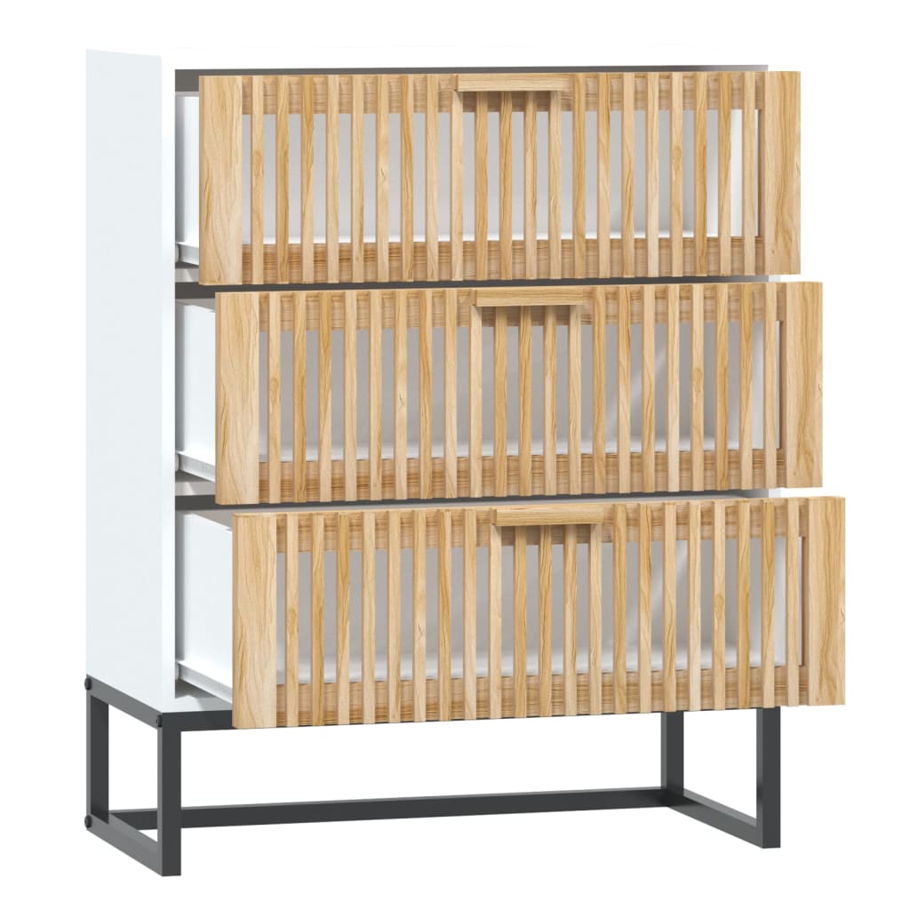 vidaXL Sideboard White 60x30x75 cm Engineered Wood