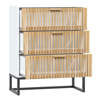 vidaXL Sideboard White 60x30x75 cm Engineered Wood