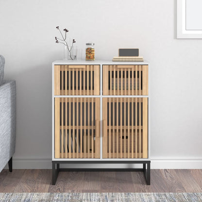 vidaXL Sideboard White 60x30x75 cm Engineered Wood