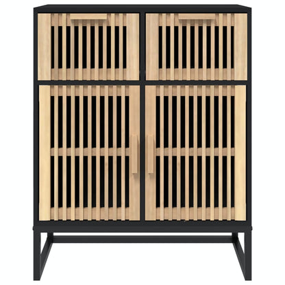 vidaXL Sideboard Black 60x30x75 cm Engineered Wood