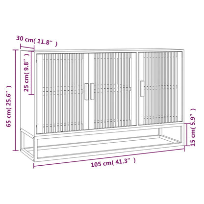 vidaXL Sideboard White 105x30x65 cm Engineered Wood