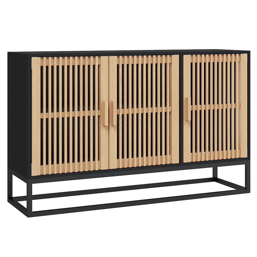 vidaXL Sideboard Black 105x30x65 cm Engineered Wood