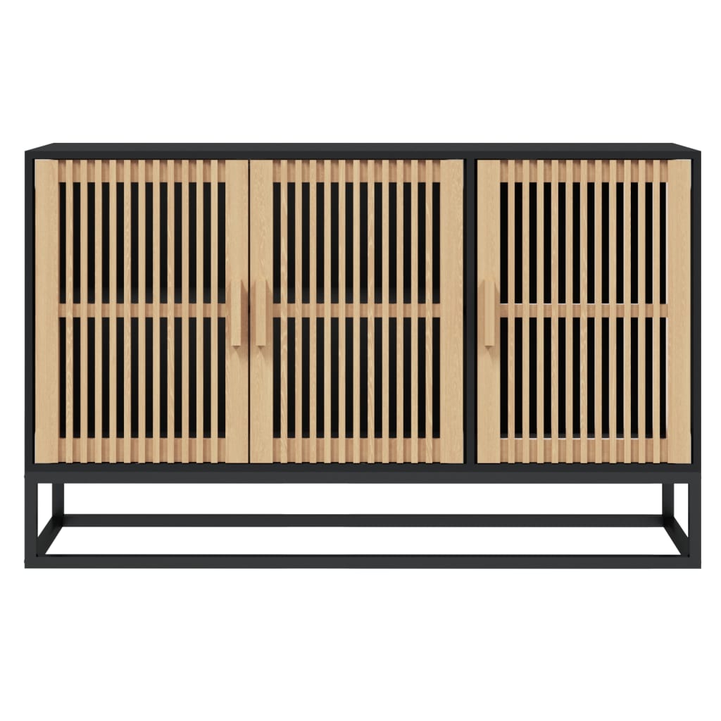 vidaXL Sideboard Black 105x30x65 cm Engineered Wood