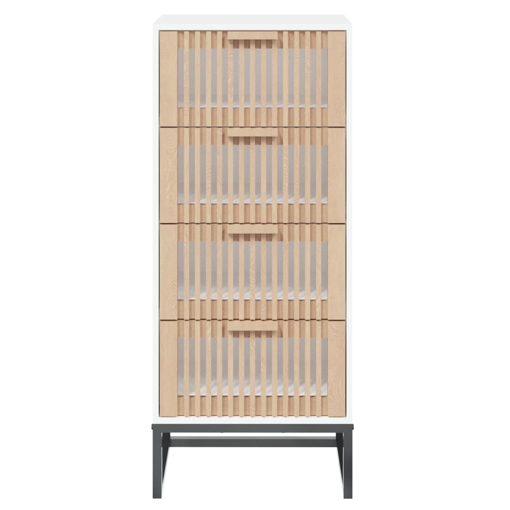 vidaXL Highboard White 40x30x95 cm Engineered Wood