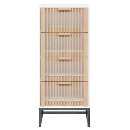 vidaXL Highboard White 40x30x95 cm Engineered Wood