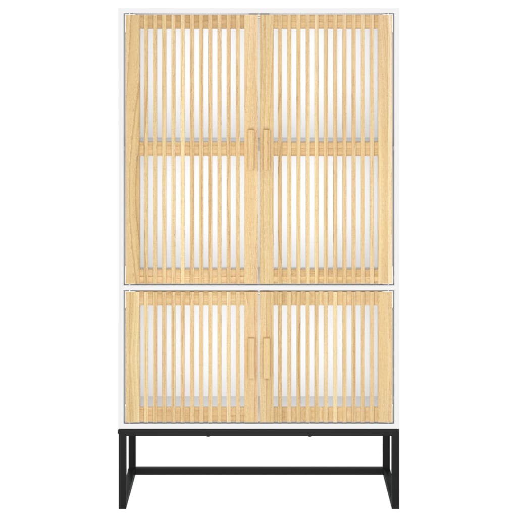 vidaXL Highboard White 70x35x125 cm Engineered Wood