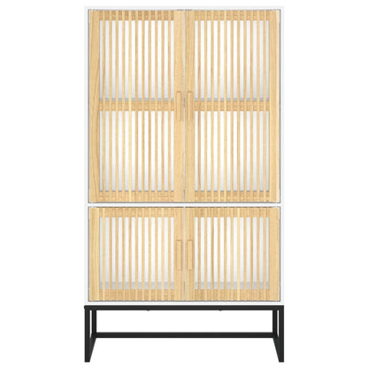 vidaXL Highboard White 70x35x125 cm Engineered Wood