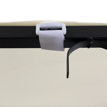 vidaXL Canopy Cream 2x2,3 m 180 g/m² Fabric and Steel
