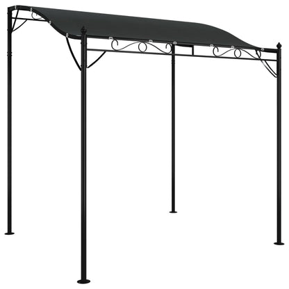 vidaXL Canopy Anthracite 2x2,3 m 180 g/m² Fabric and Steel
