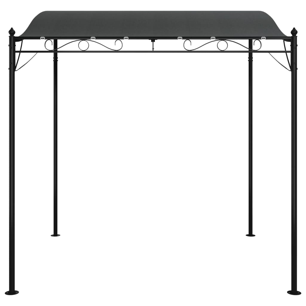 vidaXL Canopy Anthracite 2x2,3 m 180 g/m² Fabric and Steel