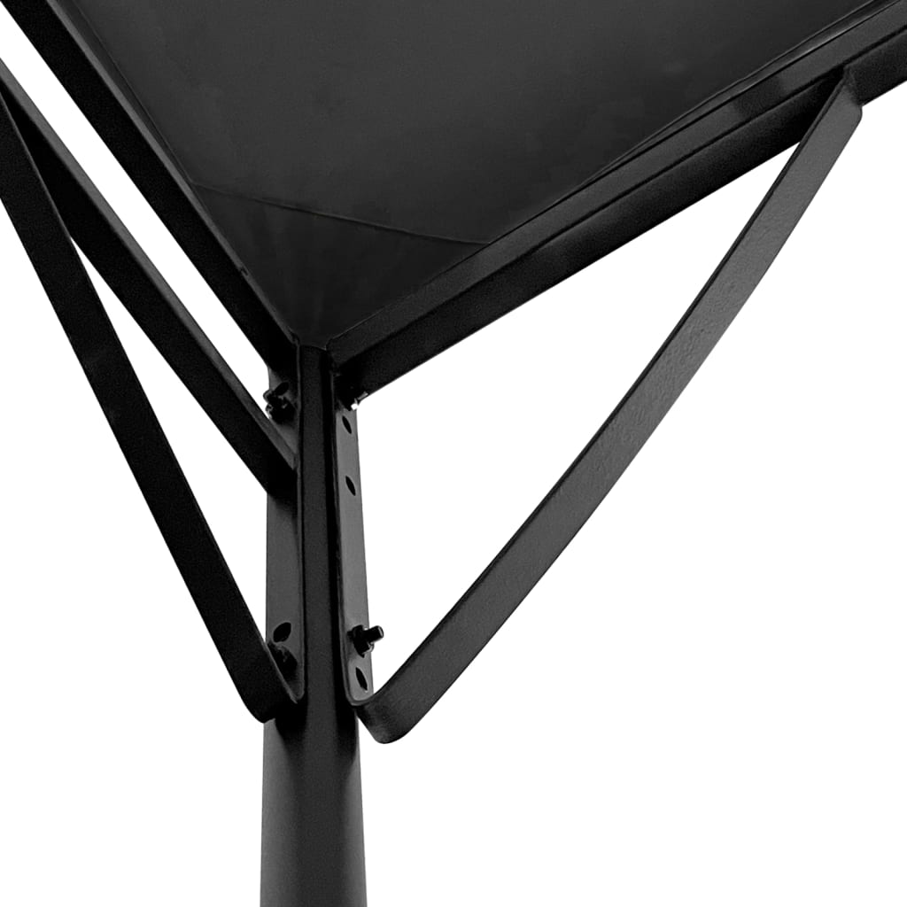 vidaXL Canopy Anthracite 2x2.3 m 180 g/m² Fabric and Steel