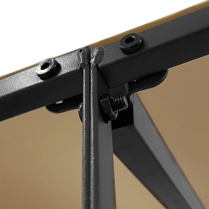 vidaXL Canopy Taupe 2x2,3 m 180 g/m² Fabric and Steel