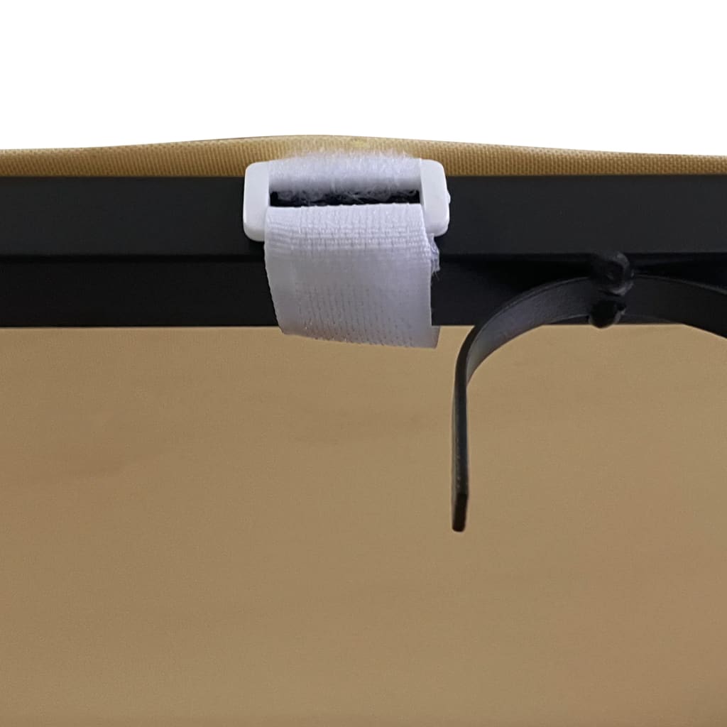 vidaXL Canopy Taupe 2x2.3 m 180 g/m² Fabric and Steel