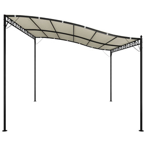 vidaXL Canopy Cream 4x3 m 180 g/m² Fabric and Steel