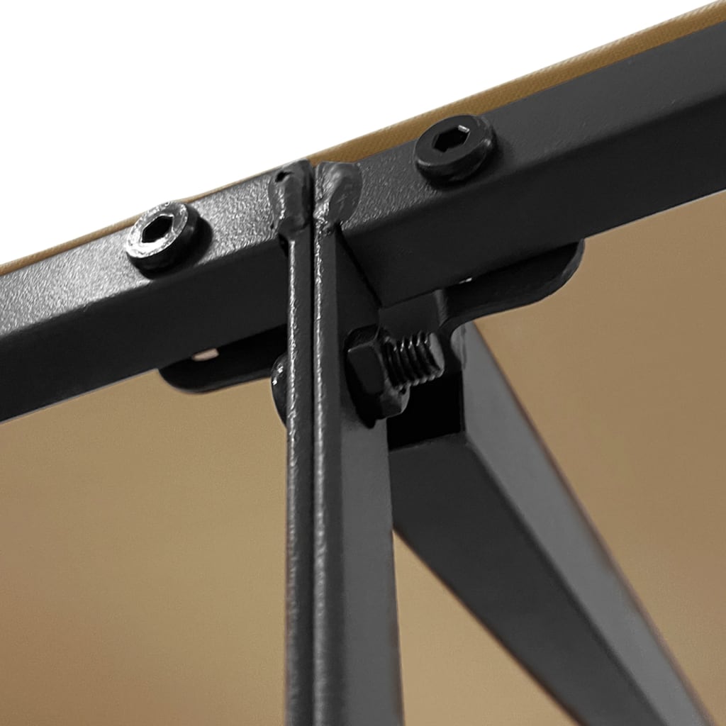 vidaXL Canopy Taupe 4x3 m 180 g/m² Fabric and Steel