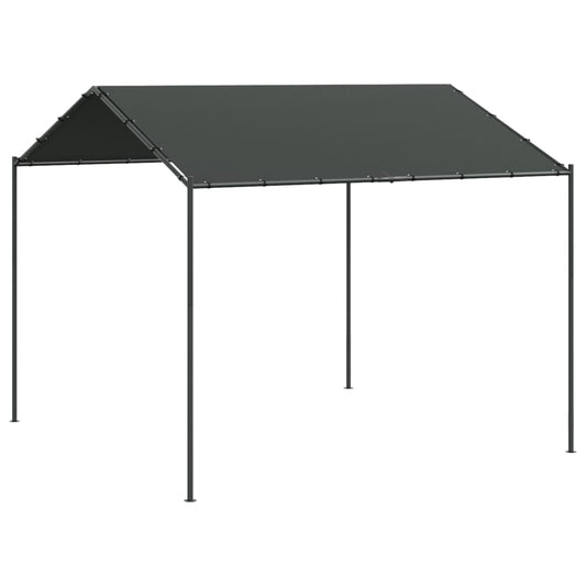 vidaXL Canopy Tent Anthracite 4x4 m Steel and Fabric