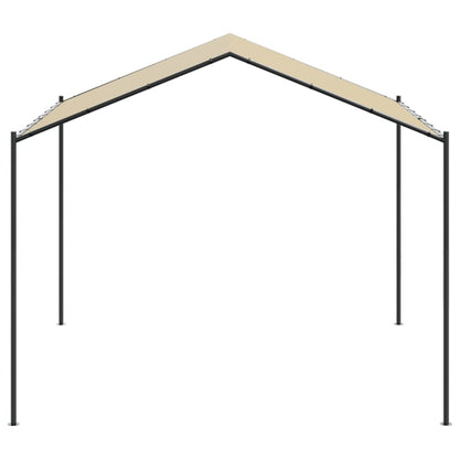 vidaXL Canopy Tent Beige 4x4 m Steel and Fabric