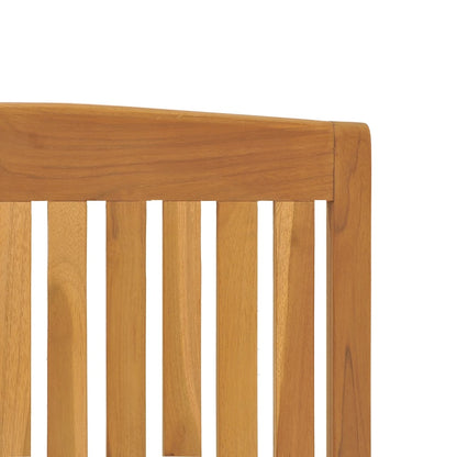 vidaXL Reclining Garden Chair | Set of 4 | Teak | Solid teak wood | Medium