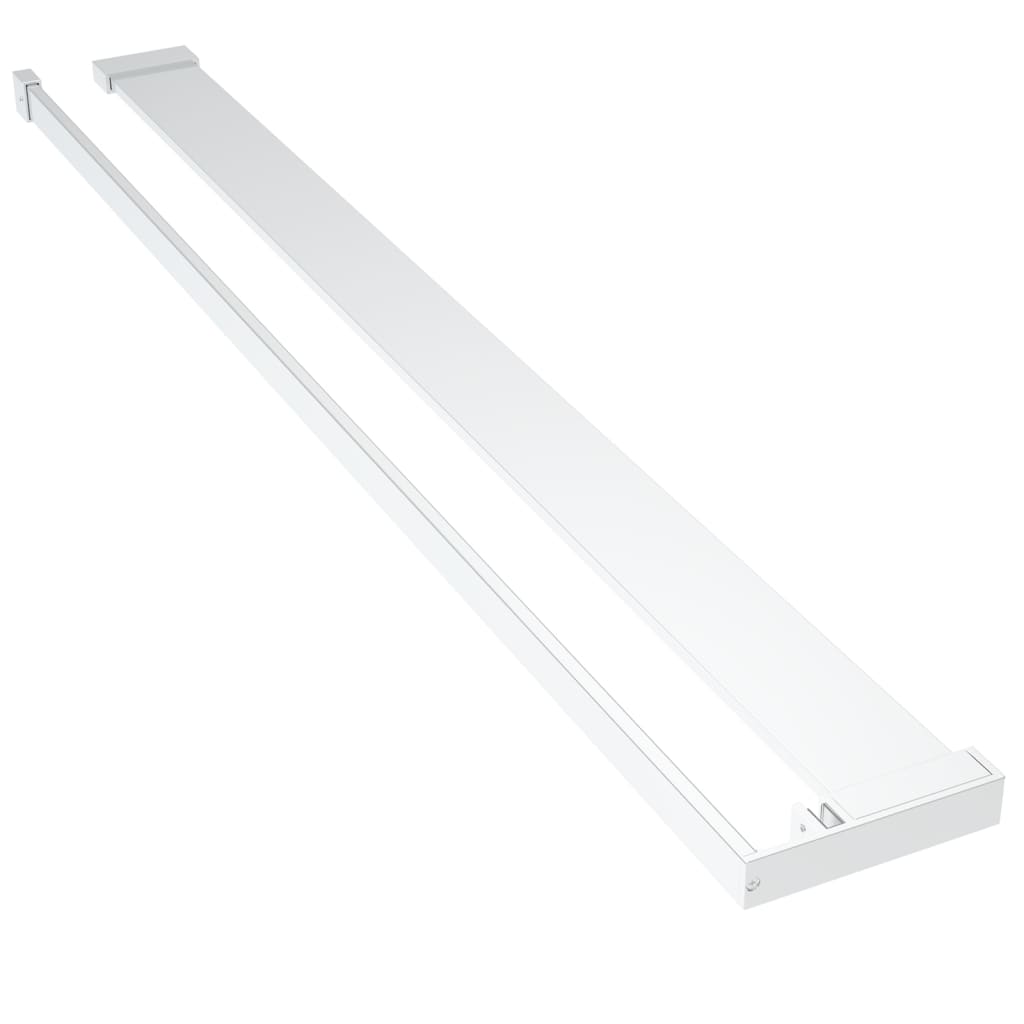 vidaXL Shower Shelf for Walk-in Shower Wall Chrome 80 cm Aluminium