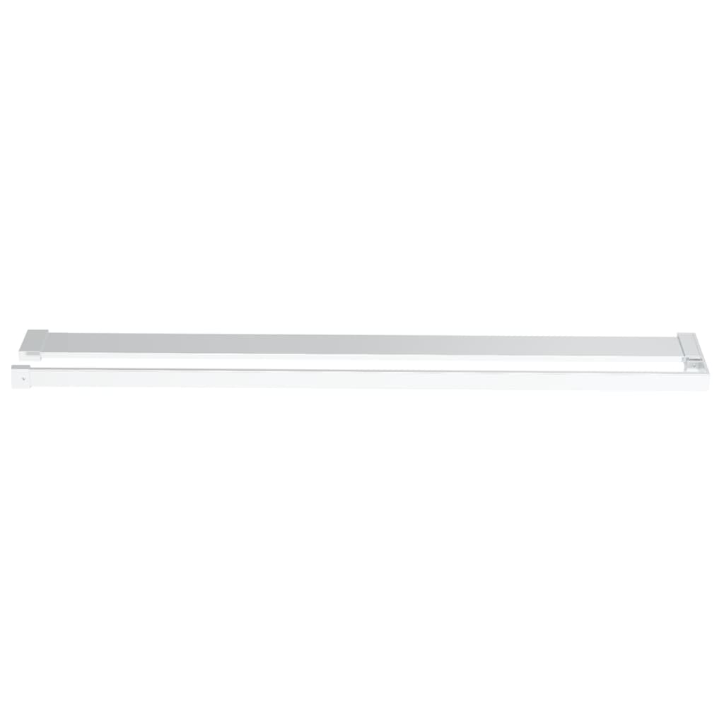 vidaXL Shower Shelf for Walk-in Shower Wall Chrome 90 cm Aluminium