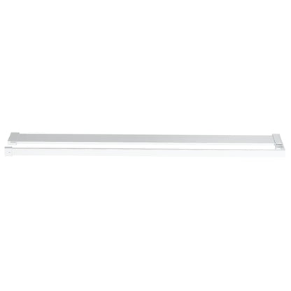 vidaXL Shower Shelf for Walk-in Shower Wall Chrome 90 cm Aluminium