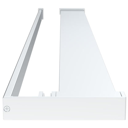 vidaXL Shower Shelf for Walk-in Shower Wall Chrome 90 cm Aluminium