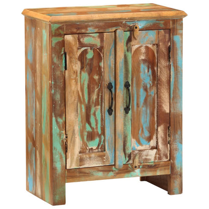 vidaXL Sideboard with 2 Doors 55x30x70 cm Solid Wood Reclaimed