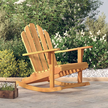 vidaXL Garden Adirondack Chair | Natural Teak | Solid teak wood | Standard