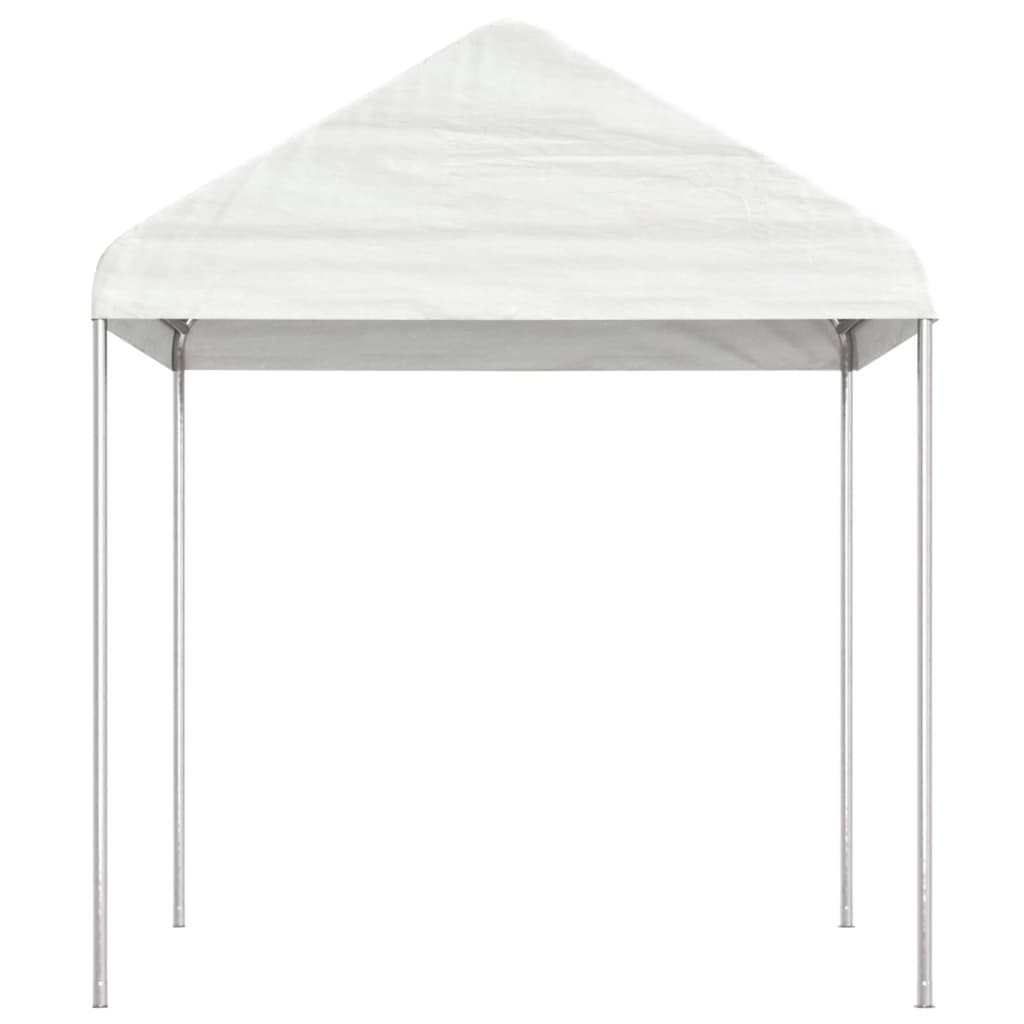 vidaXL Gazebo with Roof White 2.28x2.23x2.69 m Polyethylene
