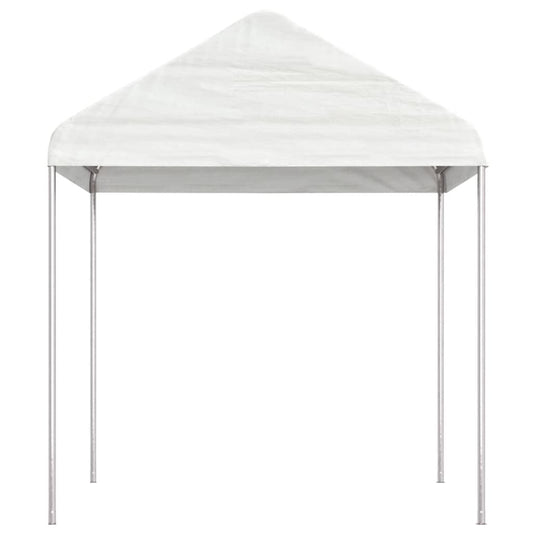 vidaXL Gazebo with Roof White 2.28x2.23x2.69 m Polyethylene