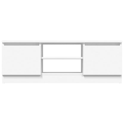 vidaXL TV Cabinet with Door White 102x30x36 cm