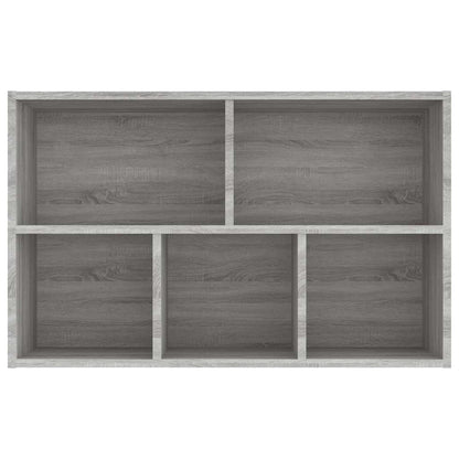 vidaXL Book Cabinet/Sideboard Grey Sonoma 50x25x80 cm Engineered Wood