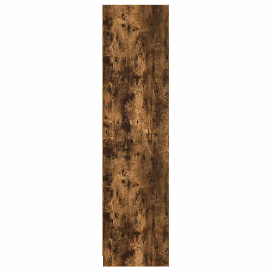 vidaXL Wardrobe Smoked Oak 100x50x200 cm Engineered Wood