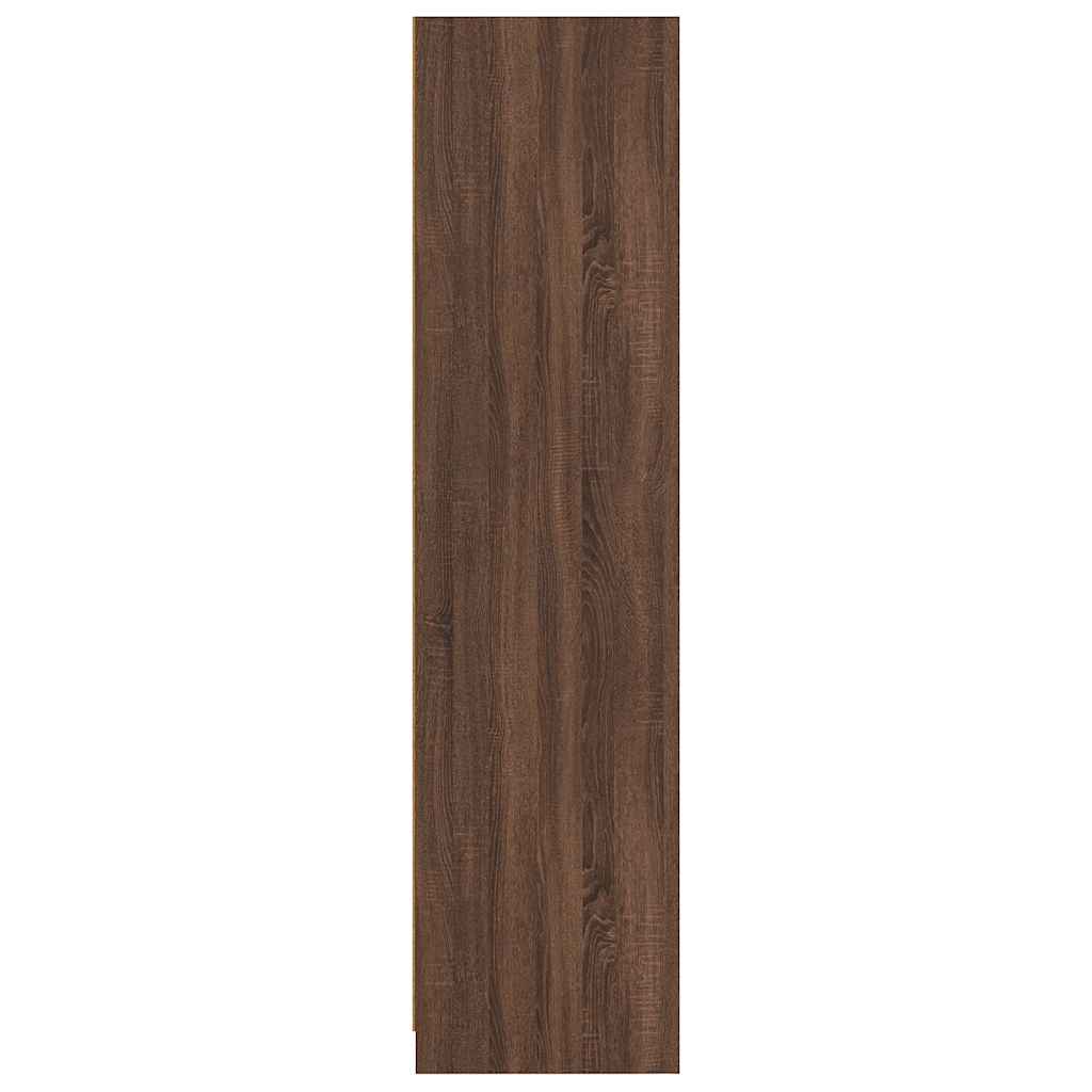 vidaXL Wardrobe Brown Oak 100x50x200 cm Engineered Wood
