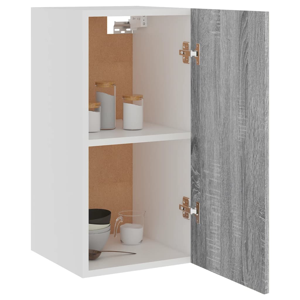 vidaXL Hanging Cabinet "Lyon" Grey Sonoma 29,5x31x60 cm Engineered Wood