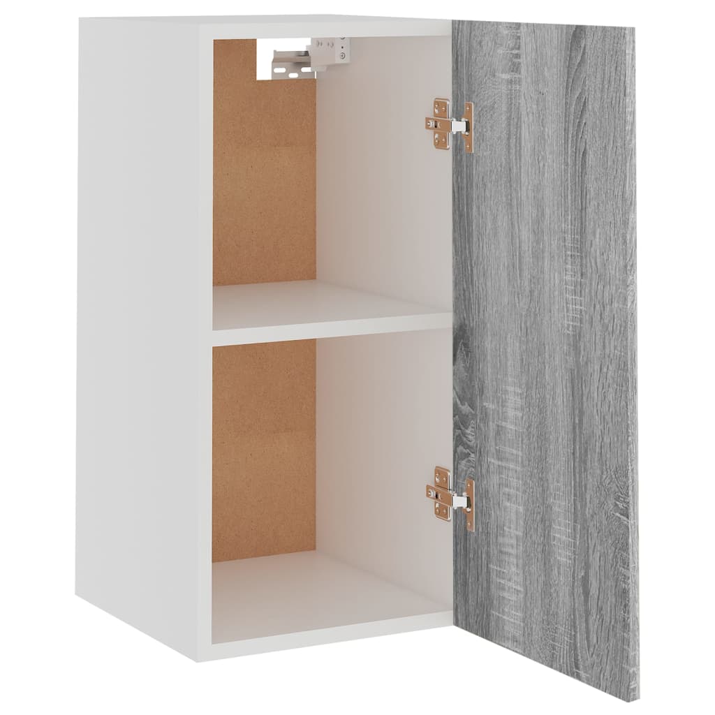 vidaXL Hanging Cabinet "Lyon" Grey Sonoma 29,5x31x60 cm Engineered Wood