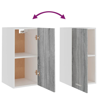 vidaXL Hanging Cabinet "Lyon" Grey Sonoma 29,5x31x60 cm Engineered Wood