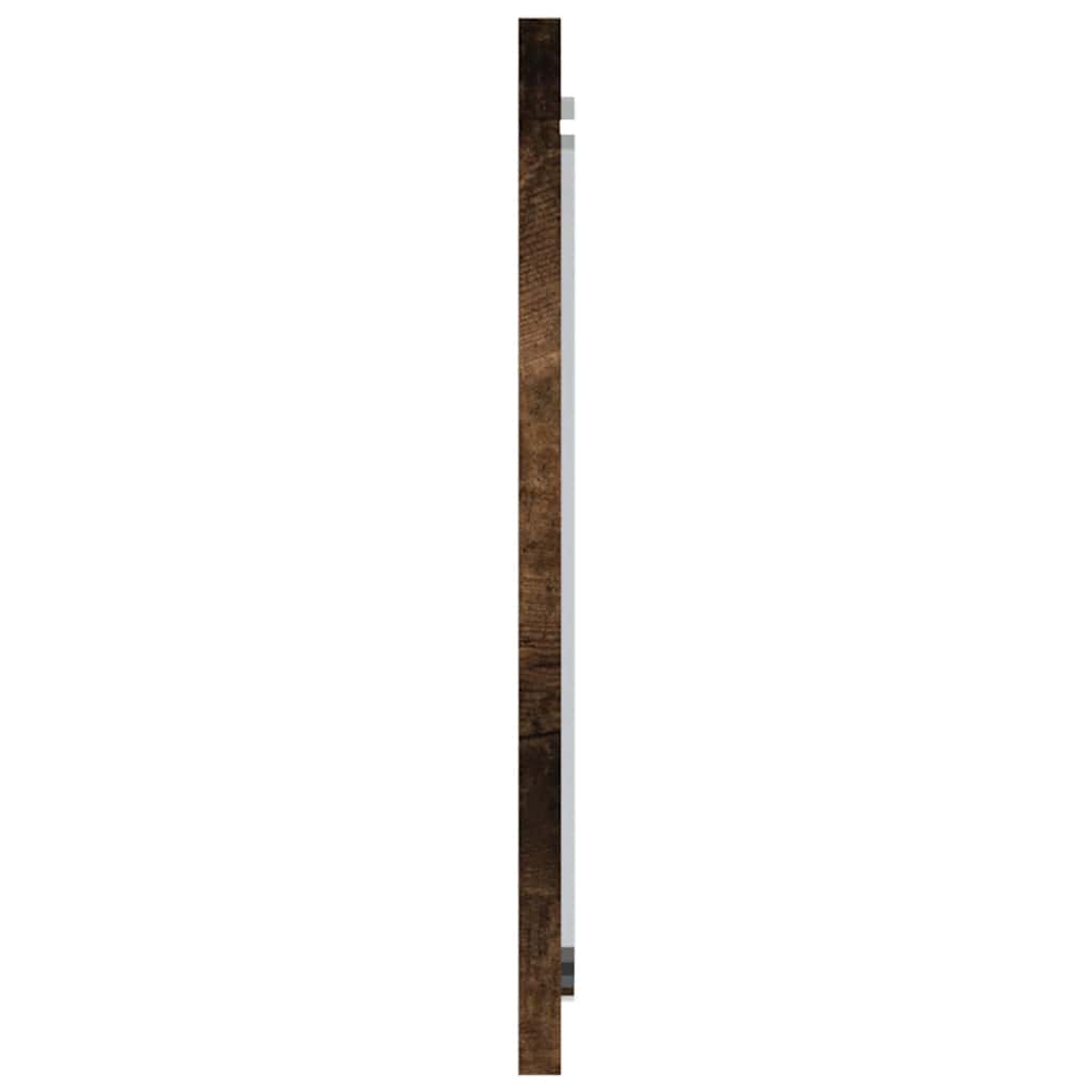 vidaXL 2 Piece Bathroom Furniture Set Smoked Oak Engineered Wood