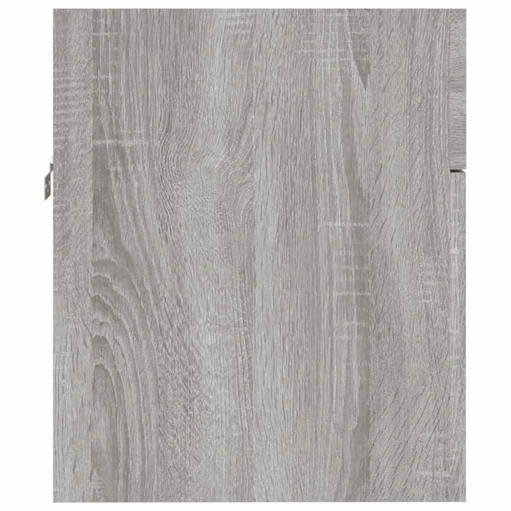 vidaXL 2 Piece Bathroom Furniture Set Grey Sonoma Engineered Wood