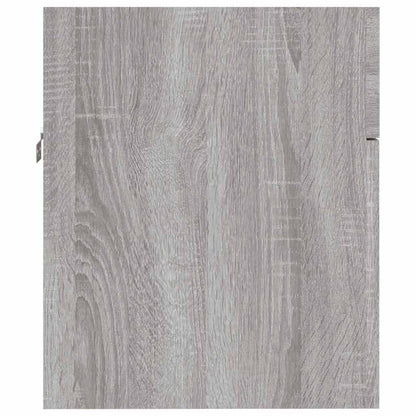 vidaXL 2 Piece Bathroom Furniture Set Grey Sonoma Engineered Wood