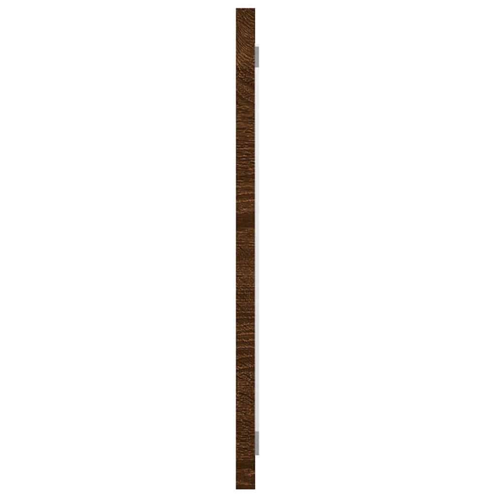 vidaXL 2 Piece Bathroom Furniture Set Brown Oak Engineered Wood