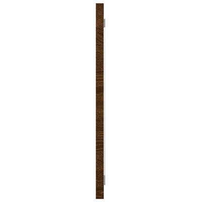 vidaXL 2 Piece Bathroom Furniture Set Brown Oak Engineered Wood