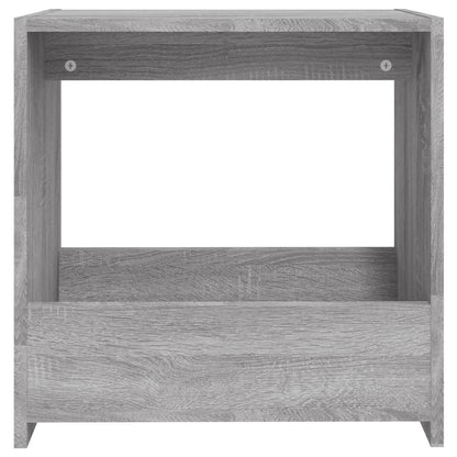 vidaXL Side Table Grey Sonoma 50x26x50 cm Engineered Wood