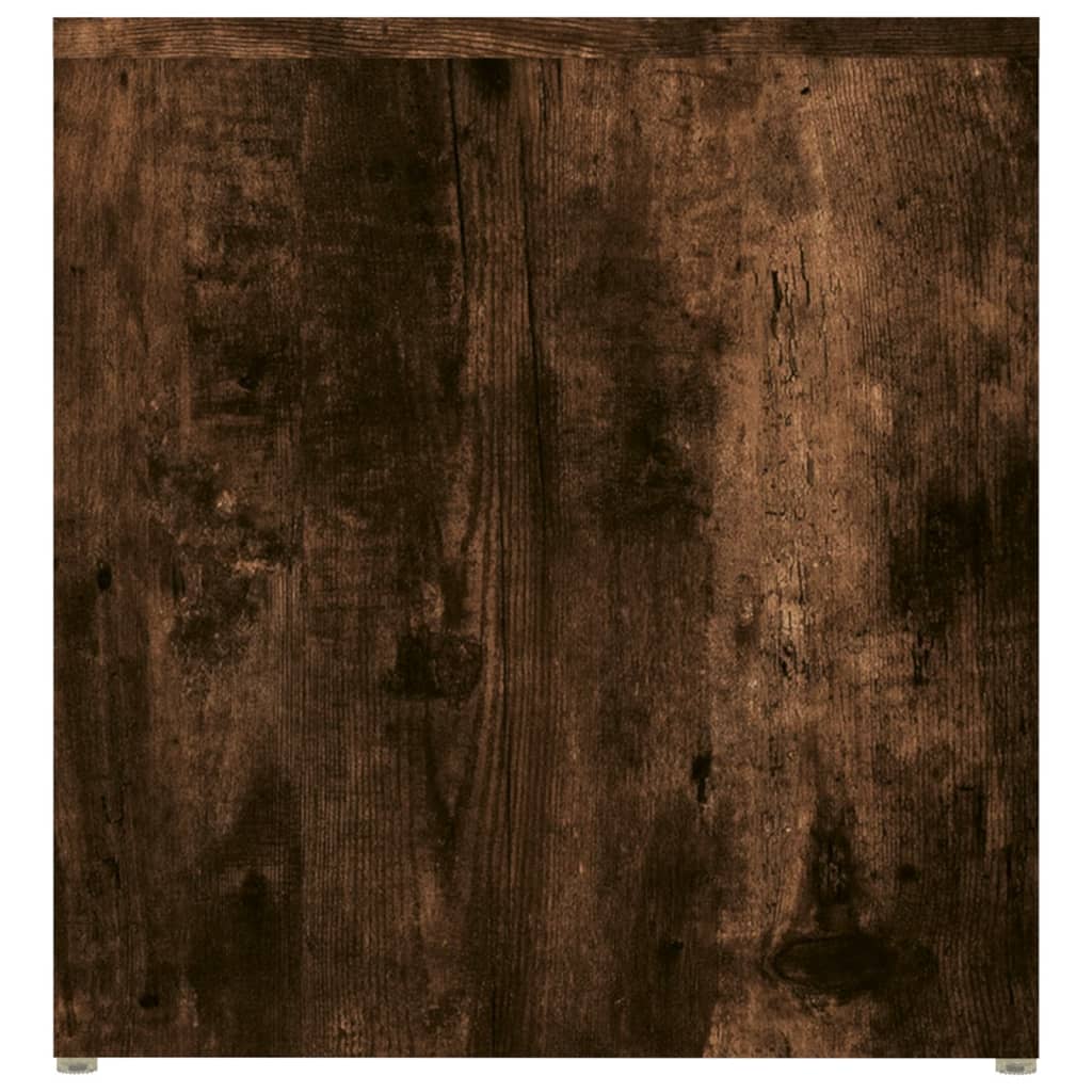 vidaXL Side Table Smoked Oak 59x36x38 cm Engineered Wood