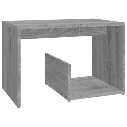 vidaXL Side Table Grey Sonoma 59x36x38 cm Engineered Wood