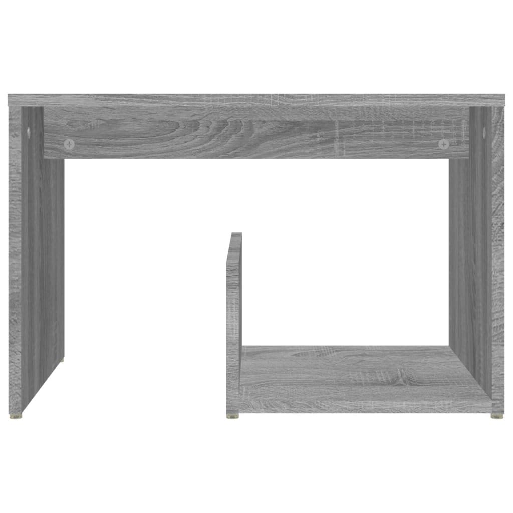 vidaXL Side Table Grey Sonoma 59x36x38 cm Engineered Wood